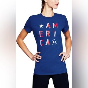 Under Armour Freedom America Women’s T-Shirt 🇺🇸